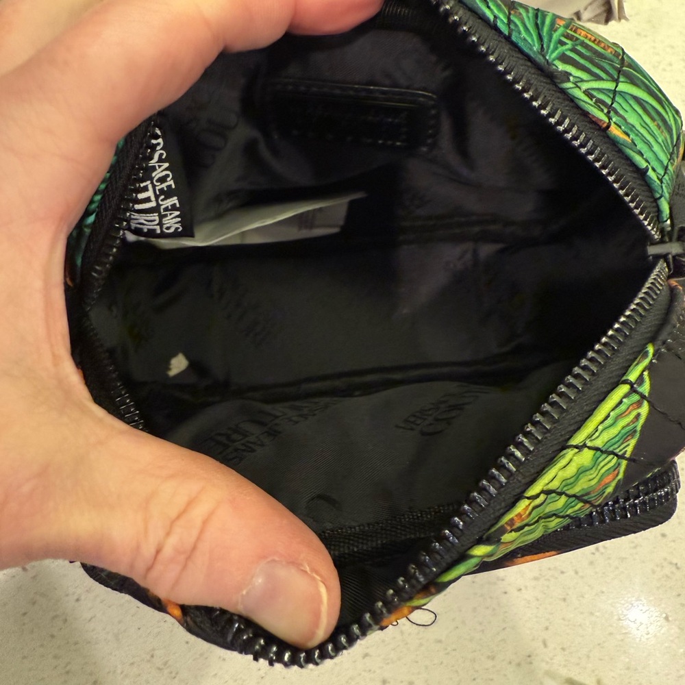 Versace Jeans Collection unisex jungle logo multicolor adjustable crossbody - Picture 14 of 15